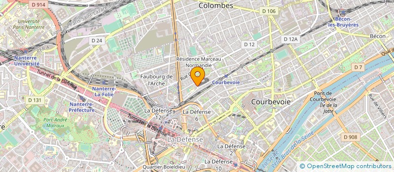 localisation de l'entreprise ARCADE STRATEGIES à COURBEVOIE