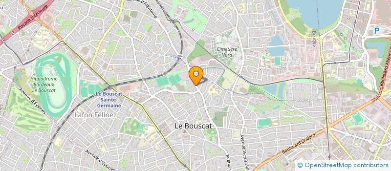 localisation de l'entreprise ARCADELI  LE BOUSCAT