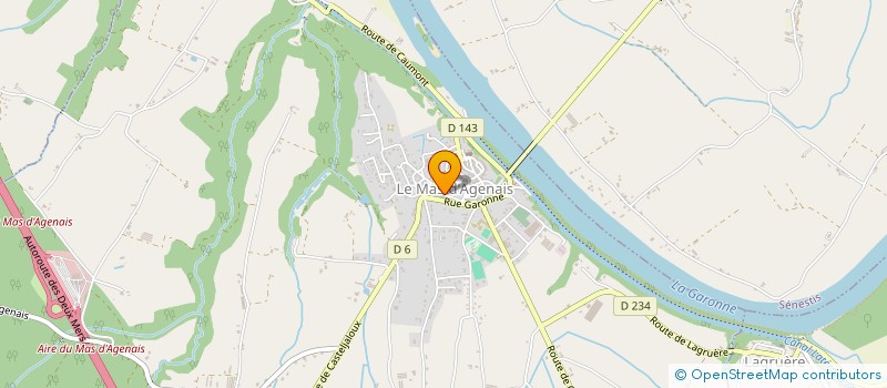 localisation de l'entreprise ARCADES  LE MAS-D'AGENAIS