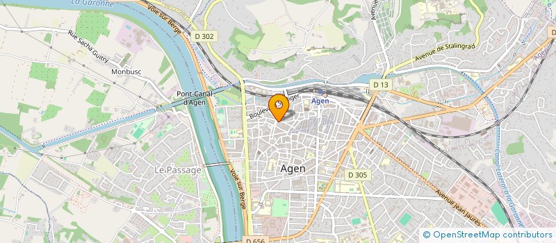 localisation de l'entreprise ARCADES  AGEN