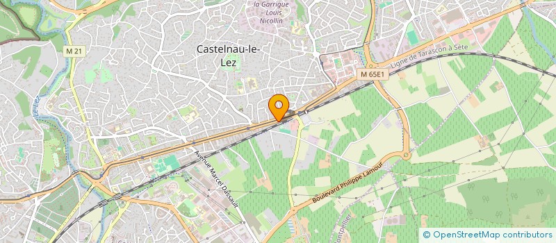 localisation de l'entreprise ARCADES AUTOMOBILES à CASTELNAU-LE-LEZ