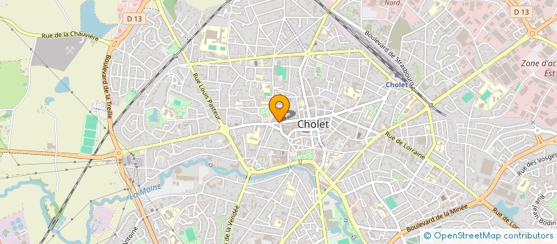 localisation de l'entreprise ARCADES HOTEL à CHOLET