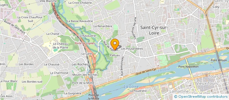 localisation de l'entreprise ARCADES-MEDECINS à SAINT-CYR-SUR-LOIRE