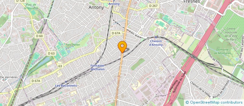 localisation de l'entreprise ARCADI BATIMENT  ANTONY