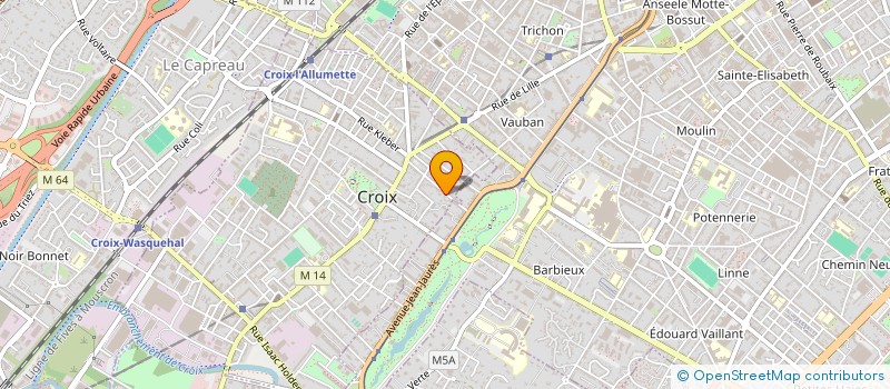 localisation de l'entreprise ARCADIA à CROIX