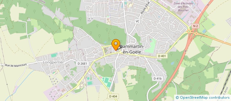 localisation de l'entreprise ARCADIA à DAMMARTIN-EN-GOELE