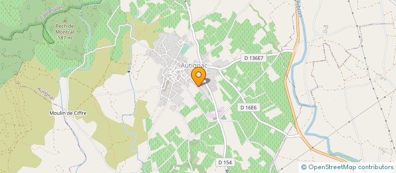 localisation de l'entreprise ARCADIA  AUTIGNAC