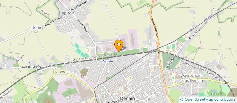 localisation de l'entreprise ARCADIA à DENAIN