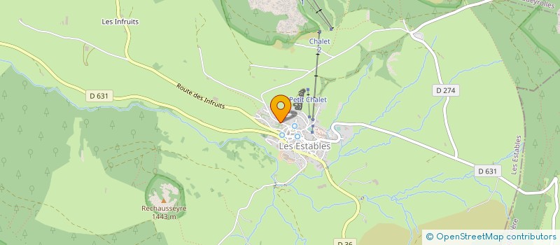 localisation de l'entreprise ARCADIA  LES ESTABLES