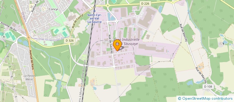 localisation de l'entreprise ARCADIA à SAINT-CYR-EN-VAL