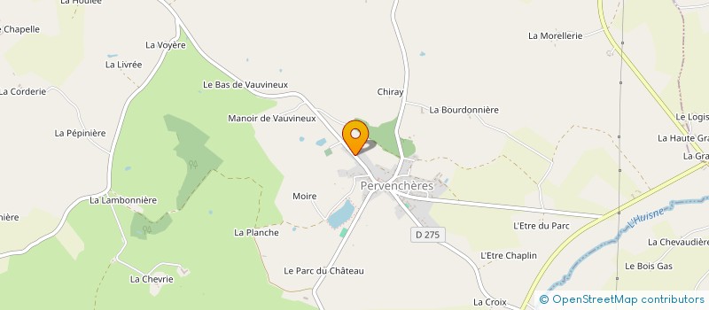 localisation de l'entreprise ARCADIA à PERVENCHERES