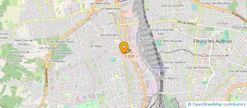 localisation de l'entreprise ARCADIA à FLEURY LES AUBRAIS