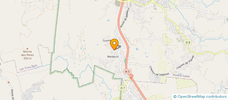 localisation de l'entreprise ARCADIA  RIVIERE-SALEE