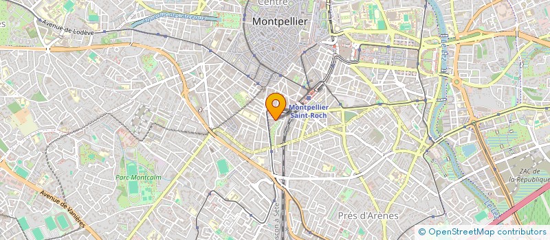 localisation de l'entreprise ARCADIA HOLDING à MONTPELLIER