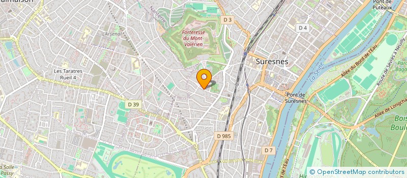 localisation de l'entreprise ARCADIA PATRIMOINE à SURESNES