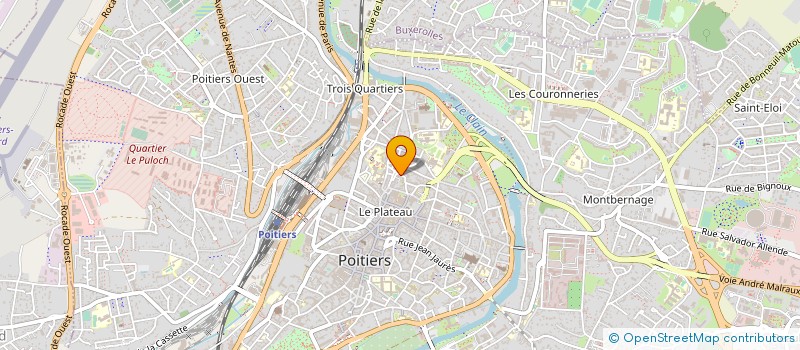 localisation de l'entreprise ARCADIE à POITIERS