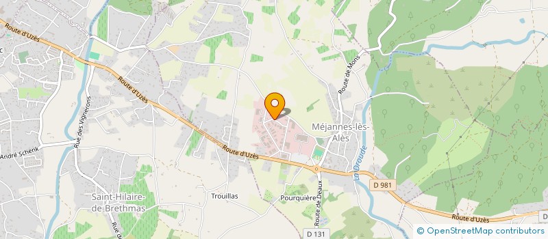 localisation de l'entreprise ARCADIE  MEJANNES-LES-ALES