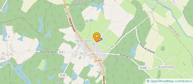 localisation de l'entreprise ARCADIE  TASSENIERES