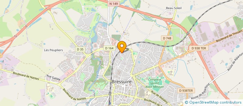 localisation de l'entreprise ARCADIE  BRESSUIRE