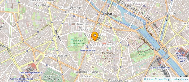 localisation de l'entreprise ARCADIE 87  PARIS