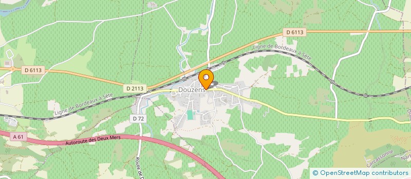localisation de l'entreprise ARCADIE FOURRAGES à DOUZENS
