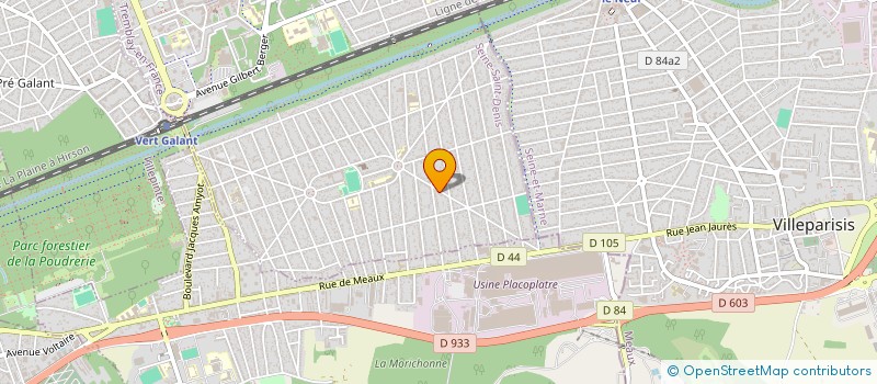 localisation de l'entreprise ARCADIUM à TREMBLAY-EN-FRANCE