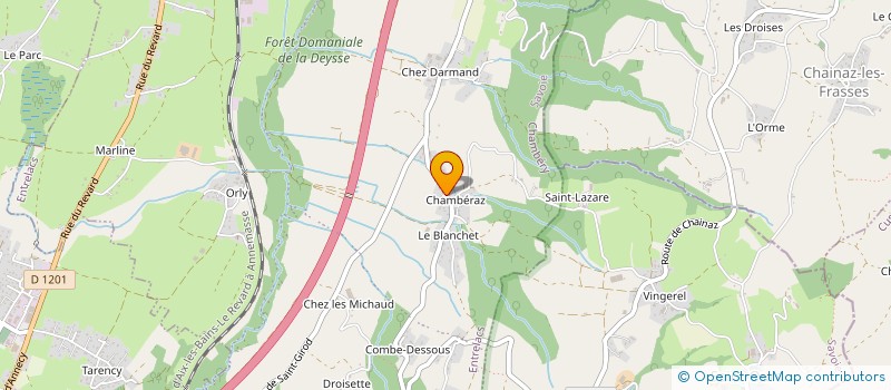 localisation de l'entreprise ARCADS à ENTRELACS