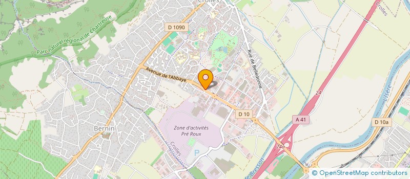 localisation de l'entreprise ARCADYA  CROLLES