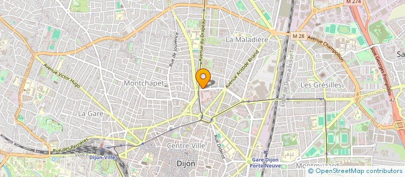 localisation de l'entreprise ARCADYA  DIJON