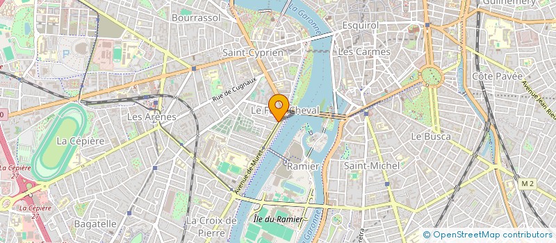 localisation de l'entreprise ARCADYA GARONNE à TOULOUSE