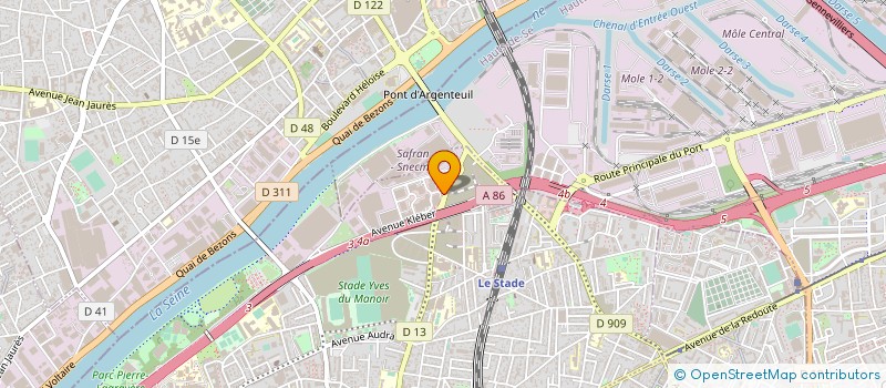 localisation de l'entreprise ARCADYS à CLICHY