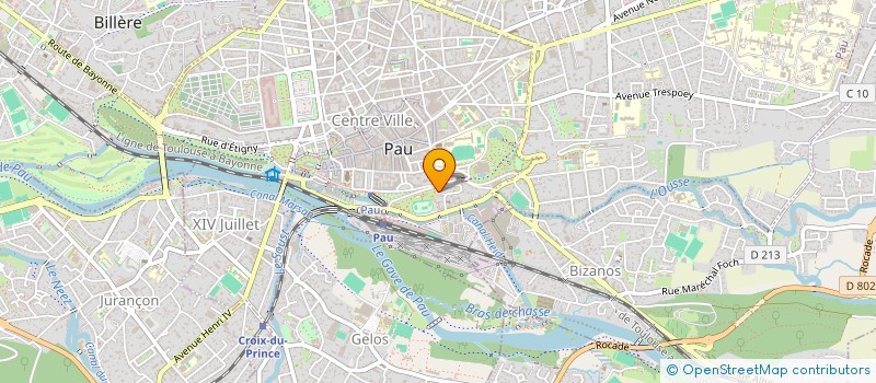 localisation de l'entreprise ARCADYS FORMATION à PAU
