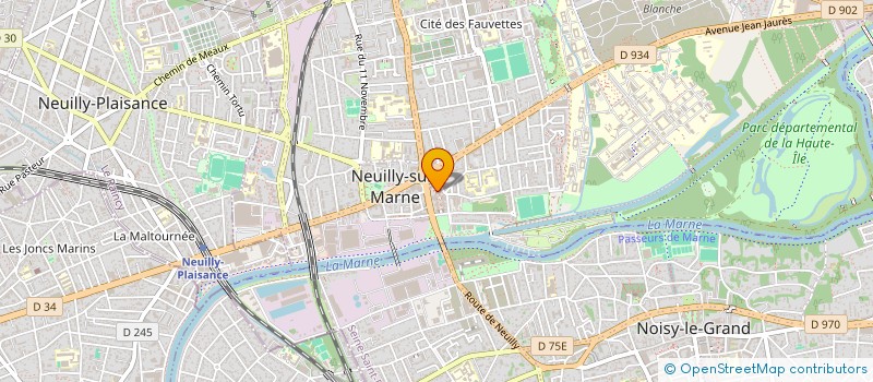 localisation de l'entreprise ARCADYS-IMMO à NEUILLY-SUR-MARNE