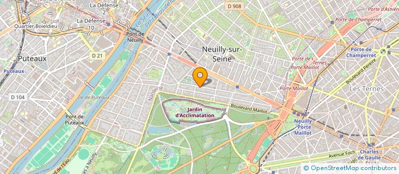 localisation de l'entreprise ARCAFE  NEUILLY-SUR-SEINE