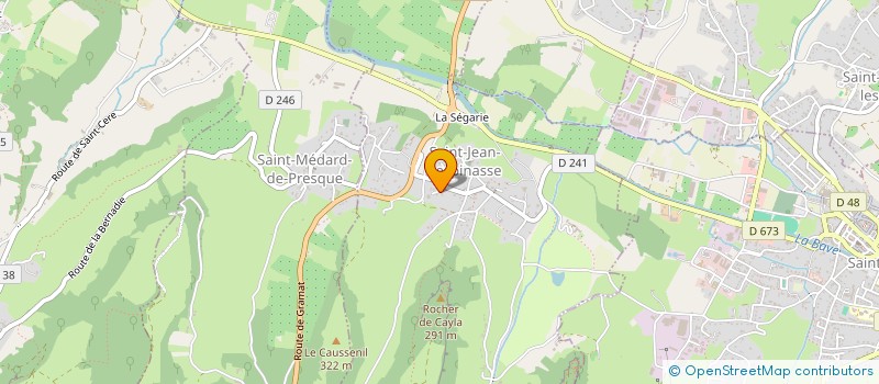 localisation de l'entreprise ARCAGE  SAINT-JEAN-LESPINASSE