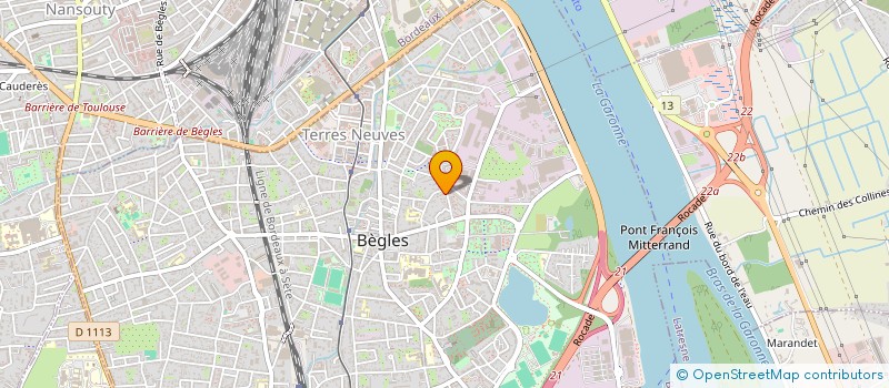localisation de l'entreprise ARCAGEE  BEGLES