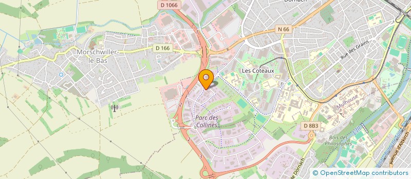 localisation de l'entreprise ARCAGEST PARTNERS à MULHOUSE