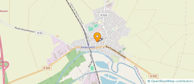 localisation de l'entreprise ARCAI VIRGINIE CONSTRUCTION RENOVATION  VILLENEUVE-SUR-AISNE