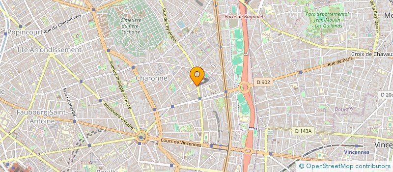 localisation de l'entreprise ARCAL à PARIS