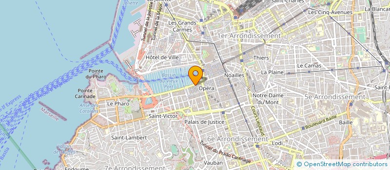 localisation de l'entreprise ARCALANA à MARSEILLE