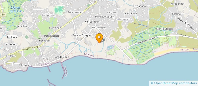 localisation de l'entreprise ARCALLOC'H  PENMARCH