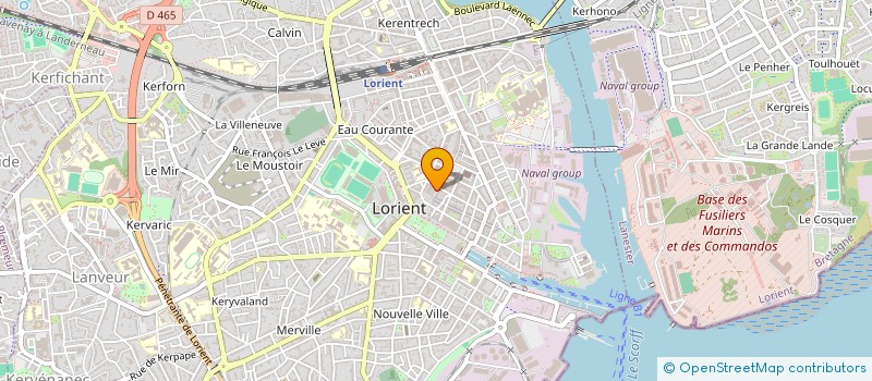localisation de l'entreprise ARCALOR  LORIENT