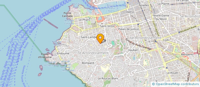 localisation de l'entreprise ARCALYS PAYSAGE à MARSEILLE