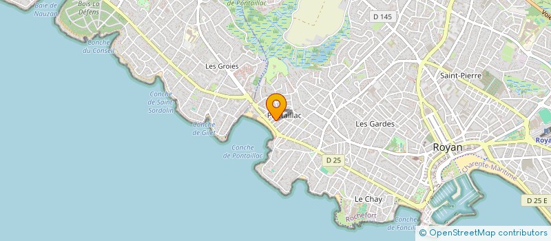 localisation de l'entreprise ARCAM  ROYAN