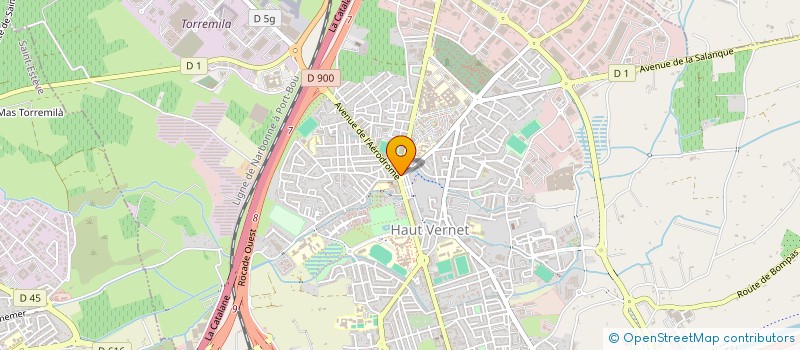 localisation de l'entreprise ARCAM ASSO ROUSS ARTS MARTIAUX  PERPIGNAN