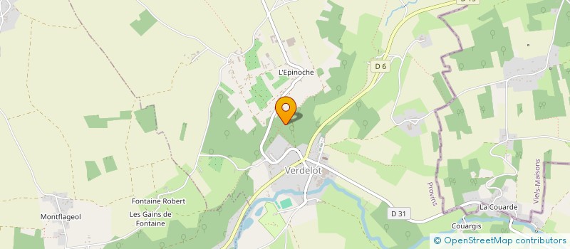 localisation de l'entreprise ARCAMATE  VERDELOT