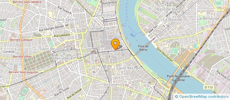 localisation de l'entreprise ARCAMER à BORDEAUX