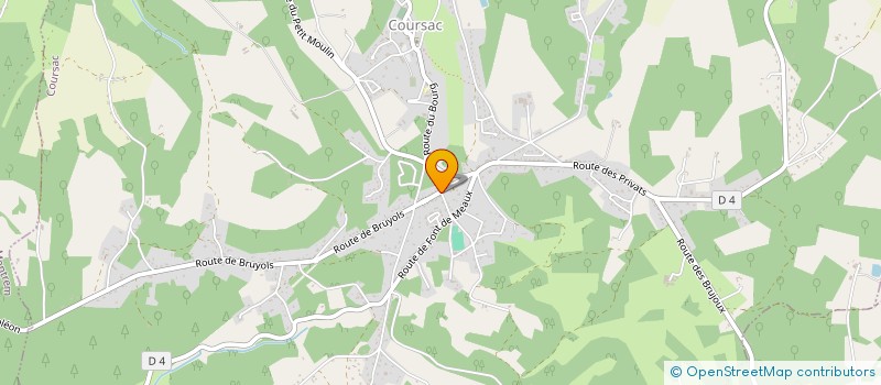 localisation de l'entreprise ARCAN ASSO  COURSAC