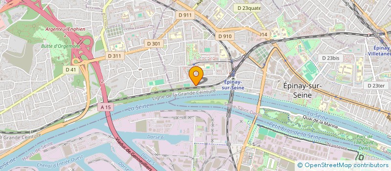 localisation de l'entreprise ARCANA à EPINAY-SUR-SEINE