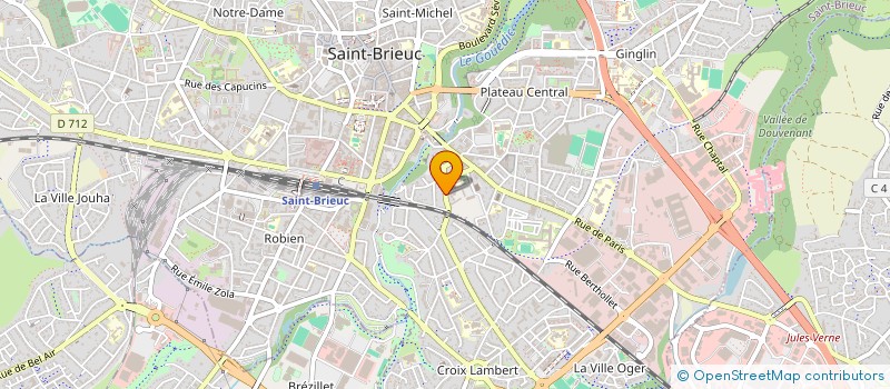 localisation de l'entreprise ARCANA à SAINT-BRIEUC